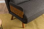 Atelier Del Sofa Cosmo Sofá-Cama de 2 Plazas - Gris oscuro